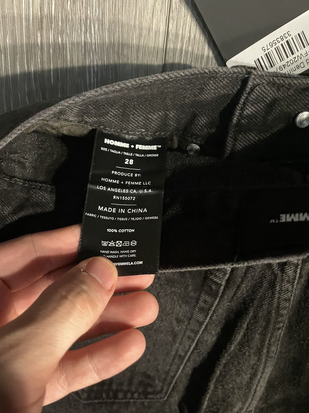 Homme + Femme La Size 28 Homme Femme Jeans Size US 28 / EU 44 - 3 Thumbnail