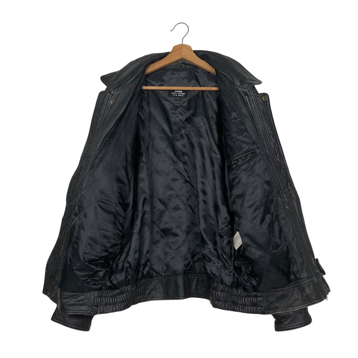 Japanese Brand × Vintage 📌Vintage Biker Leather Jacket MT Legend Choei Issey Miyake Size US L / EU 52-54 / 3 - 14 Thumbnail