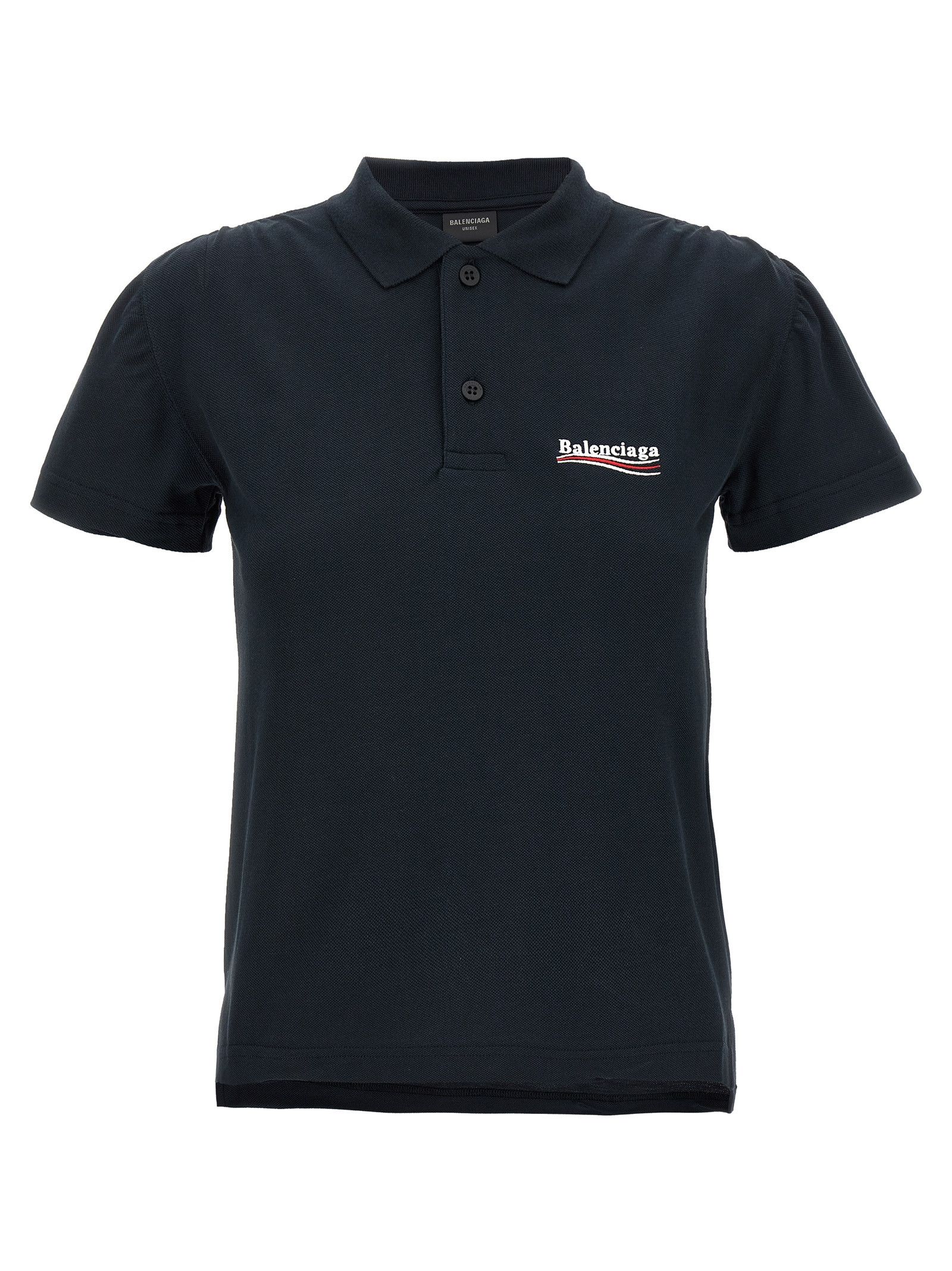 Balenciaga Logo Embroidery Polo Shirt Size M / US 6-8 / IT 42-44 - 1 Thumbnail