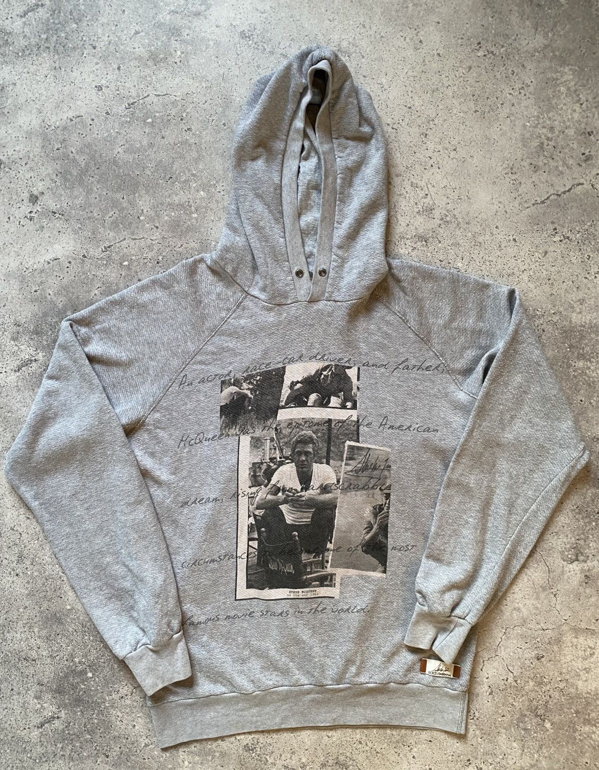 Dolce & Gabbana Vintage Dolce & Gabbana D&G Steve McQueen Hoodie Sweater Size US M / EU 48-50 / 2 - 1 Thumbnail