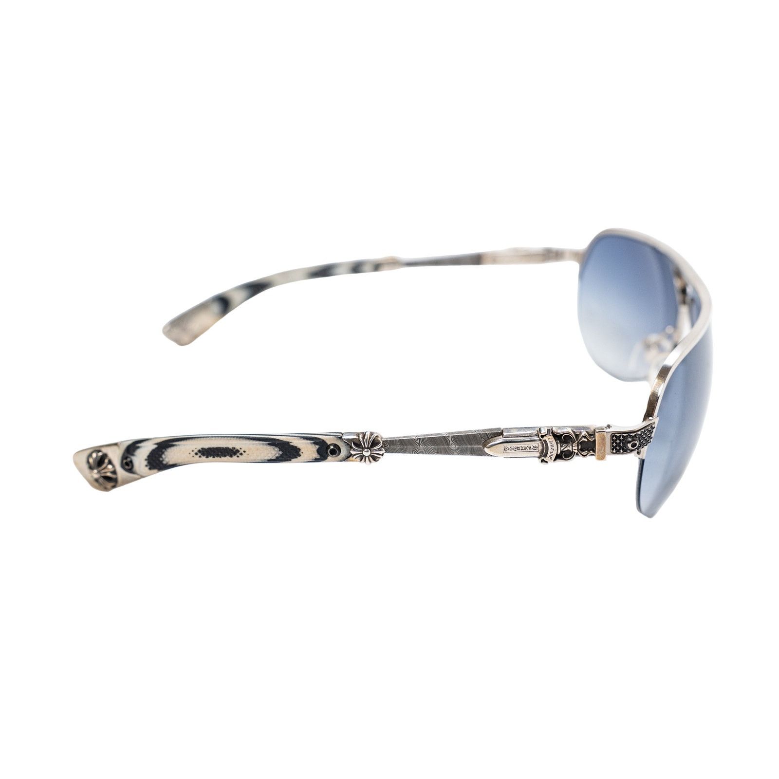 Chrome Hearts Blade Hummer I Silver Sunglasses Size ONE SIZE - 4 Thumbnail