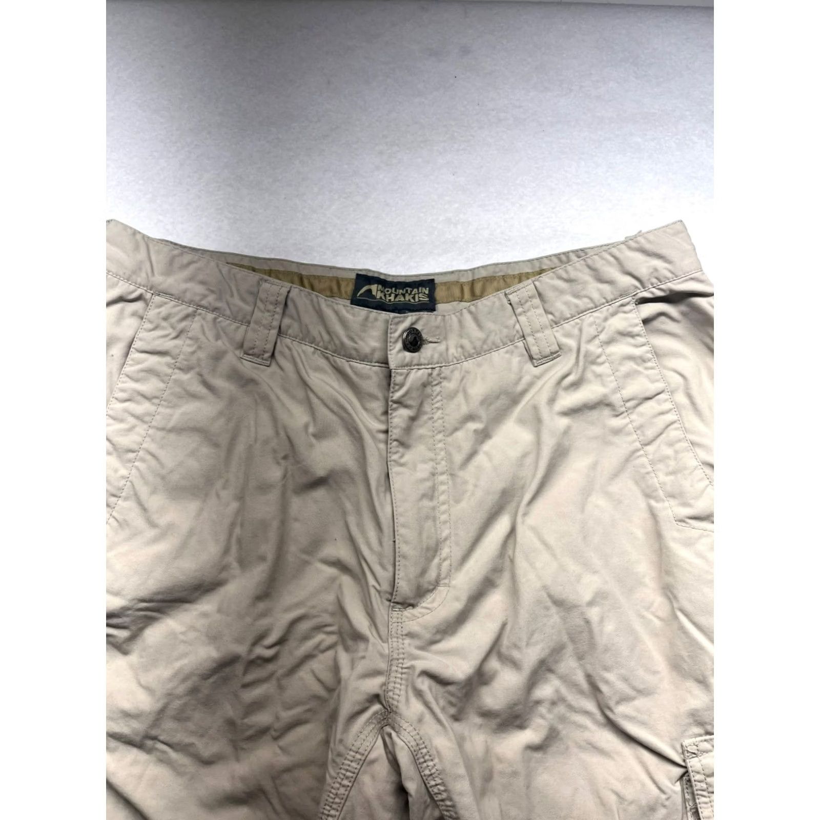 Mountain Khakis VINTAGE Mountain Khakis Men’s Canvas 5 Pocket Hiking Pants Khaki 36x34 Mens Size US 36 / EU 52 - 5 Thumbnail
