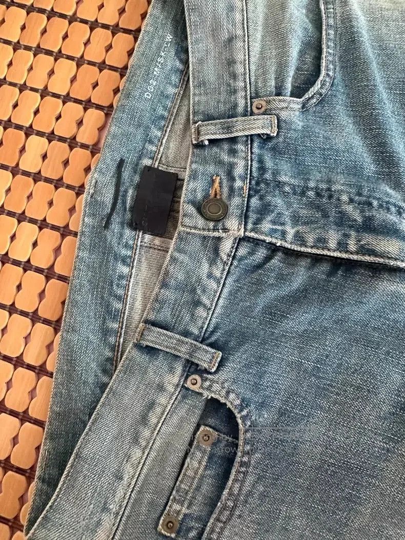 Saint Laurent Paris Saint Laurent Distressed Blue Denim Jeans. Size US 30 / EU 46 - 6 Thumbnail