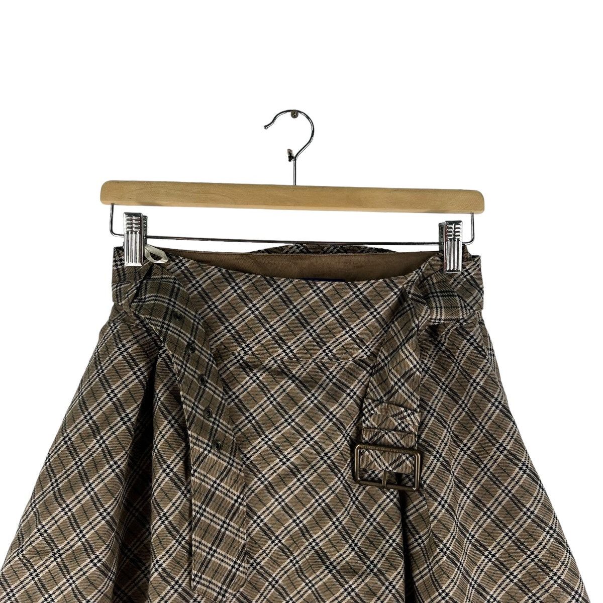 Burberry 🔥VINTAGE BURBERRY LONDON BLUE LABEL SKIRT NOVA CHECK Size 26" / US 2 / IT 38 - 2 Thumbnail