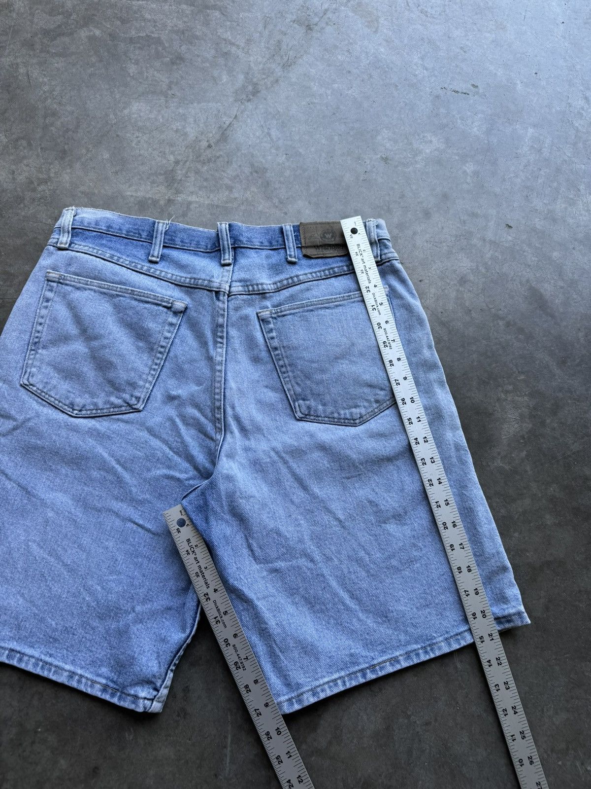 Wrangler Vintage 90’s/00’s Wrangler Light Denim Jean Shorts Size US 34 / EU 50 - 5 Thumbnail