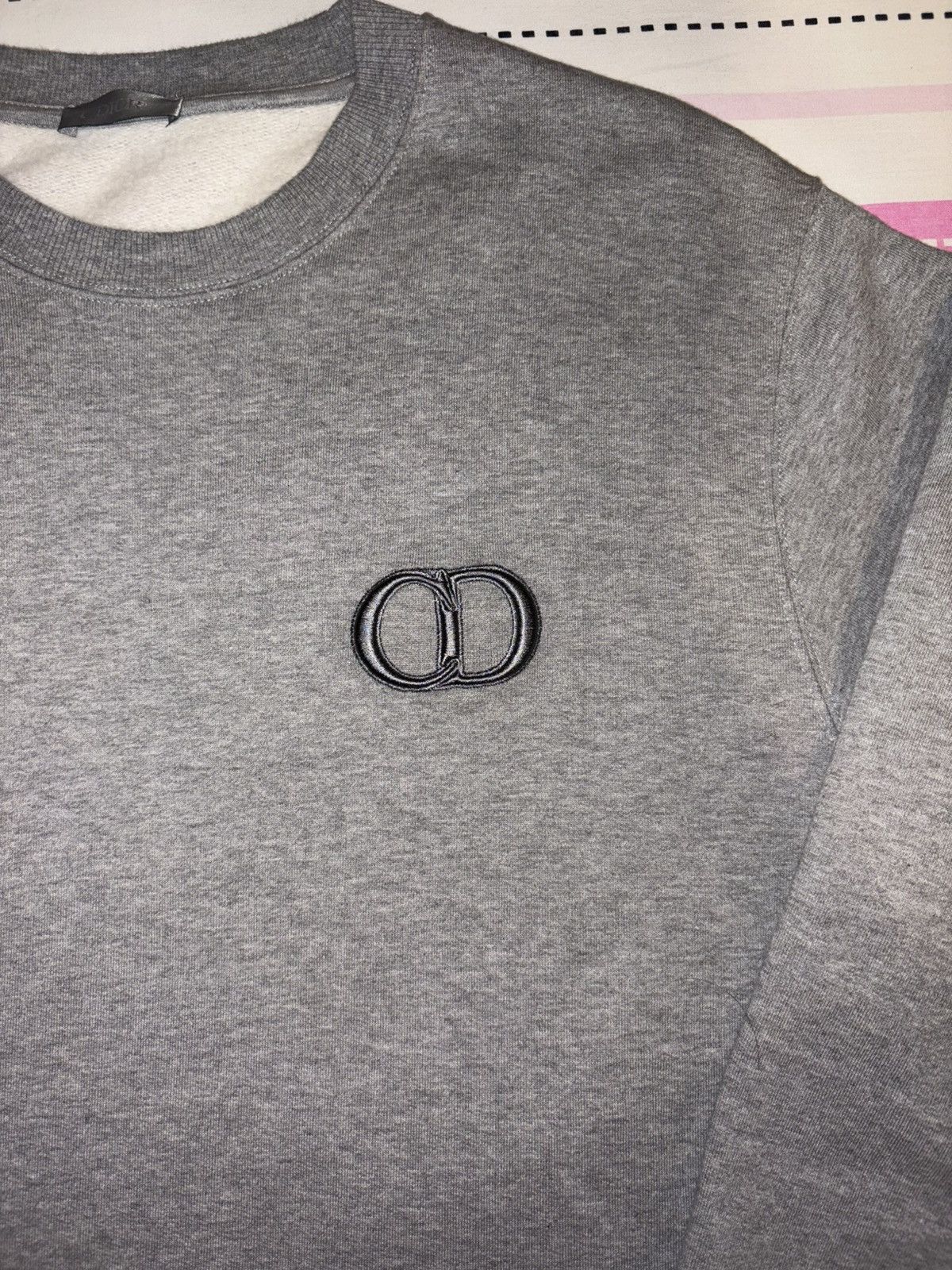Dior Christian Dior “CD” Gray Crewneck Size US XXL / EU 58 / 5 - 2 Thumbnail