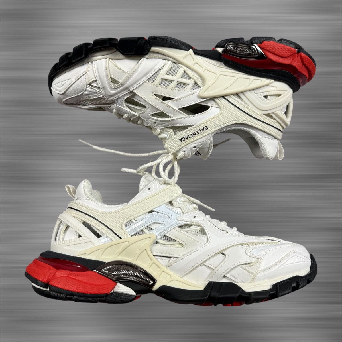 Balenciaga Balenciaga Track 2 ‘White Red’ Shoes Size US 9 / EU 42 - 2 Thumbnail