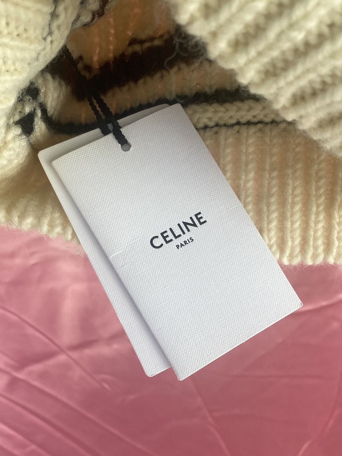 Celine NWT cable knit chunky hoodie sweater Size US M / EU 48-50 / 2 - 4 Thumbnail