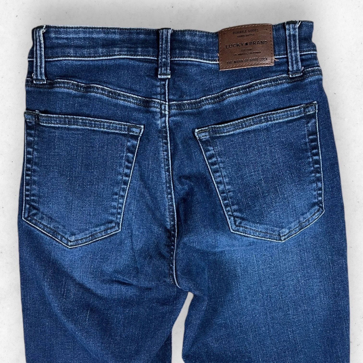 Lucky Brand Lucky Brand Bridgette Skinny Women's 4/27 Blue Stretch Denim Size 27" / US 4 / IT 40 - 4 Thumbnail