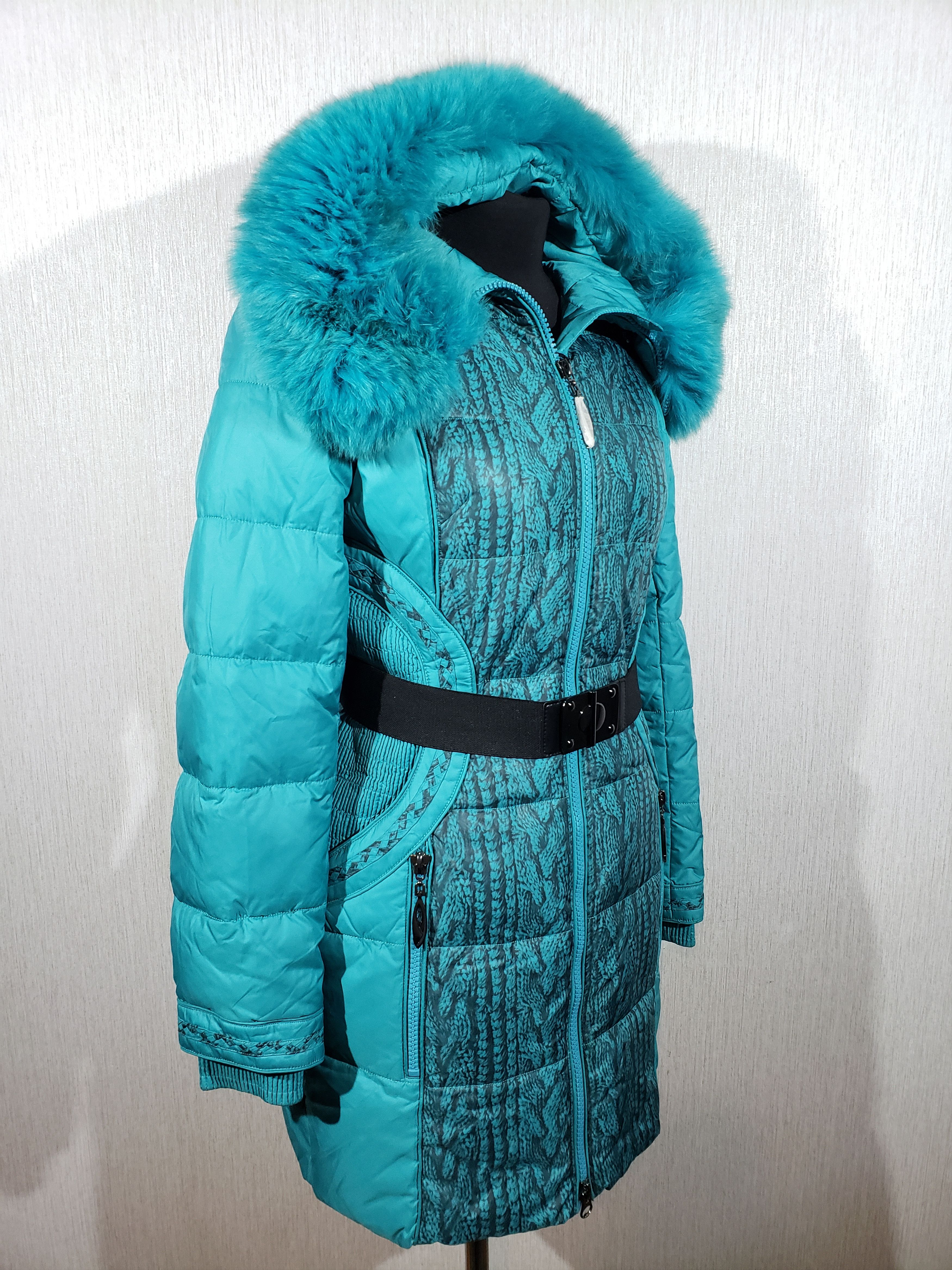 Other Stylish insulated down jacket with a plastic zipper. Size M / US 6-8 / IT 42-44 - 3 Thumbnail