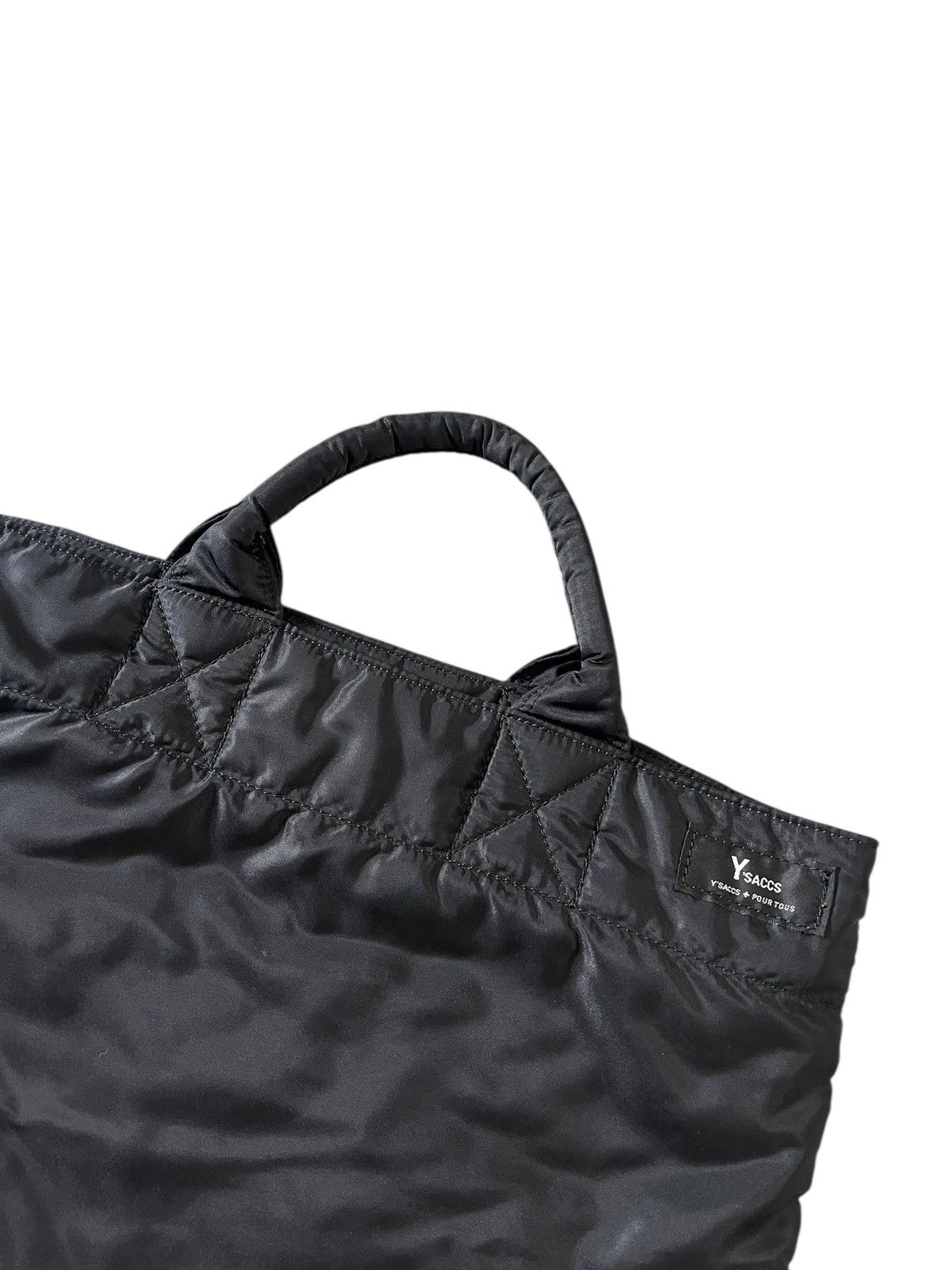 Yohji Yamamoto Y’SACCS Bomber Nylon Tote Bag Size ONE SIZE - 2 Thumbnail