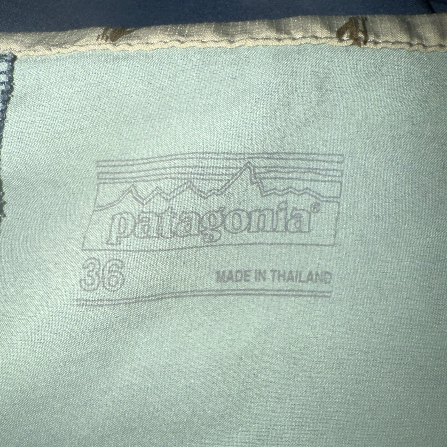 Patagonia Patagonia Swim Trunks Striped Blue Mens Size 36 Bottom Trunks Size US 36 / EU 52 - 4 Thumbnail