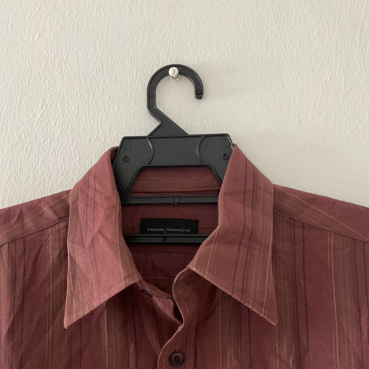 Kansai Yamamoto Vintage 00s Kansai Yamamoto Button Up Shirt Stripe Size US M / EU 48-50 / 2 - 3 Thumbnail
