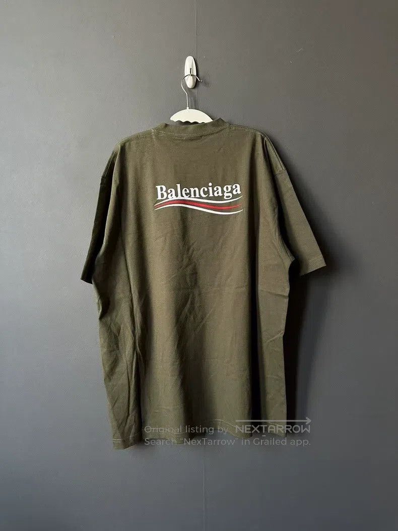 Balenciaga Balenciaga Sauerkraut Green Embroidered Coca-Cola Short Sl Size US M / EU 48-50 / 2 - 2 Thumbnail