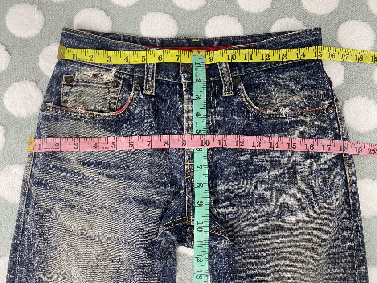 Edwin DISTRESS EDWIN JEANS SIZE ON TAG 28 Size US 28 / EU 44 - 4 Thumbnail
