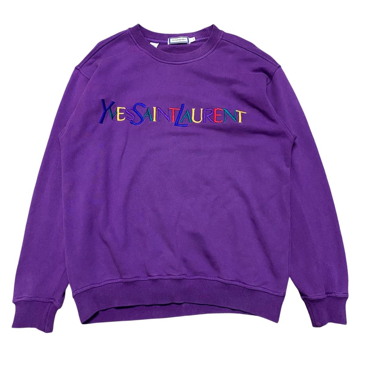 vintage YSL multicolor sweat cp