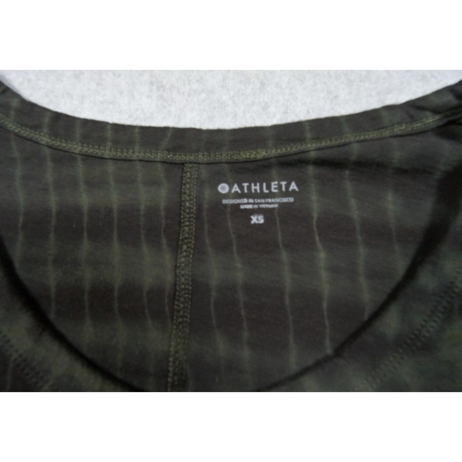 Athleta Athleta Relaxed Fit Tee Womens XS Green Solid Crew Neck Short Sleeve Casual Oversized Size XS / US 0-2 / IT 36-38 - 5 Thumbnail
