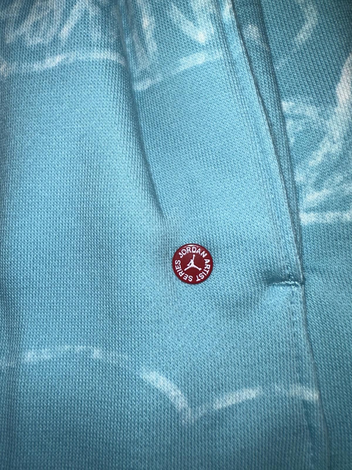 Jordan Brand Jordan "Artist Series by Parker Duncan Fleece Short" W - Bleached Aqua Size 42" / US 20 - 3 Thumbnail