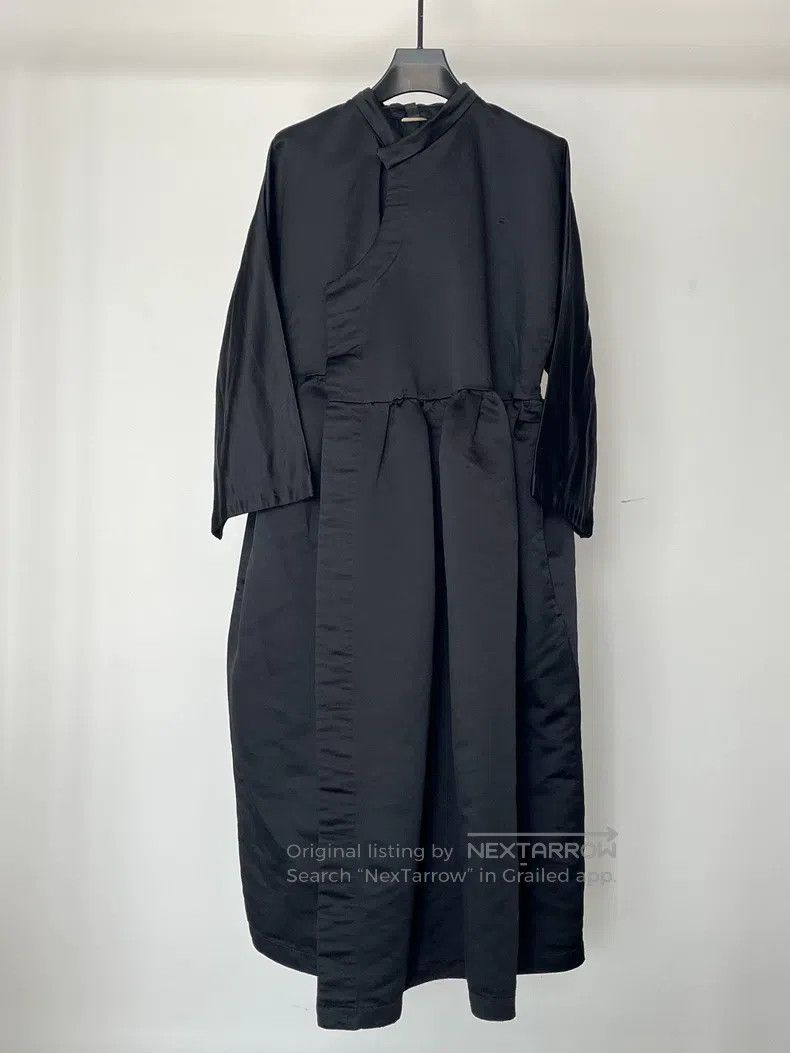 Comme des Garcons Black Chinese Collar Closure Dress