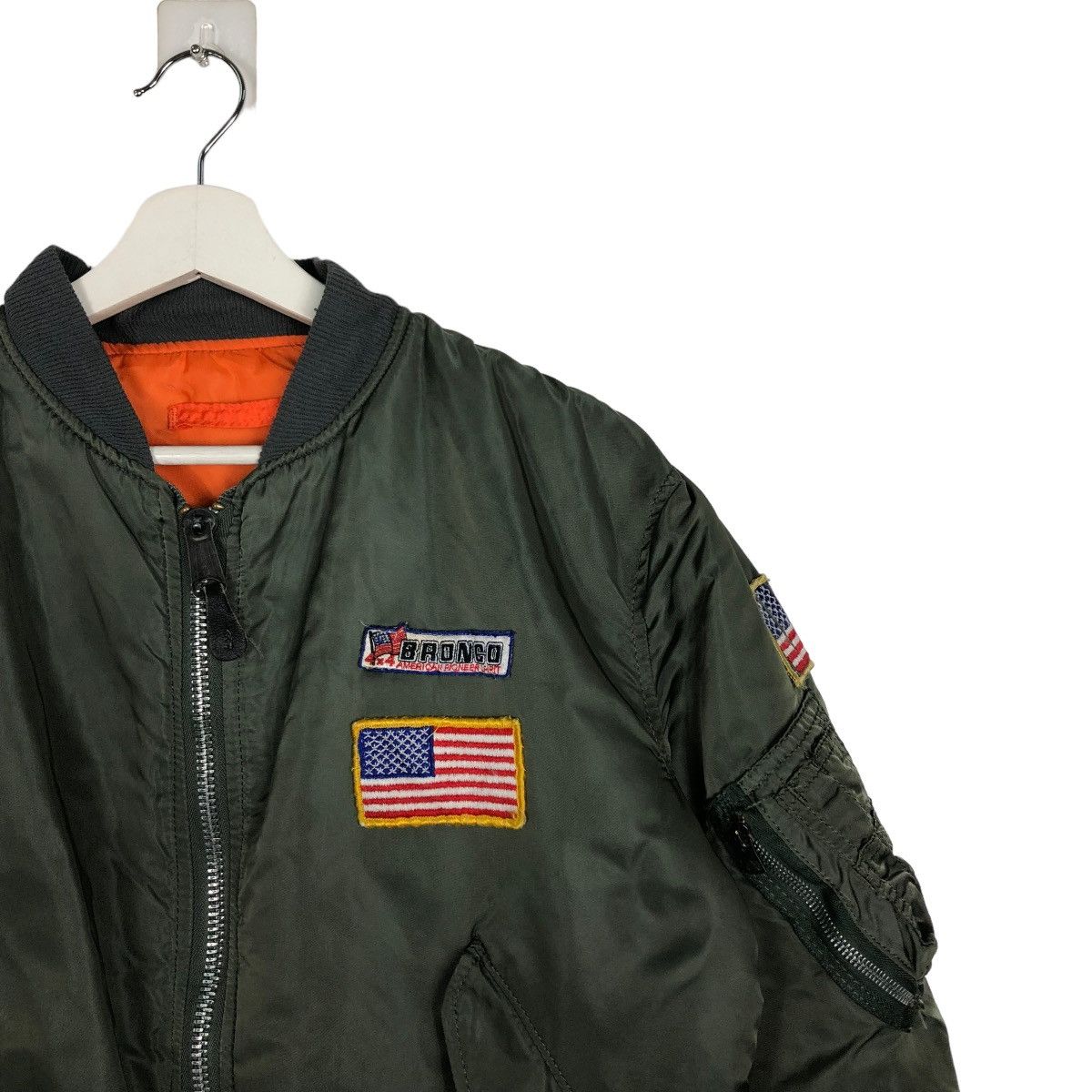Alpha Industries 🔥 1970s VINTAGE RIOT RIOT ALPHA BOMBER JACKET MADE IN USA Size US M / EU 48-50 / 2 - 6 Thumbnail