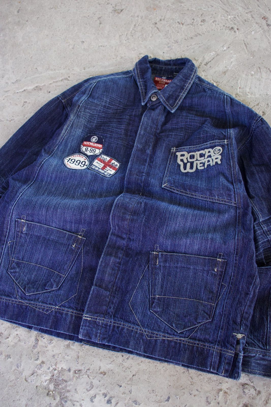 Rocawear Rocawear Est. 1999 Archive Denim Jacket Y2K Vintage Size US M / EU 48-50 / 2 - 5 Thumbnail