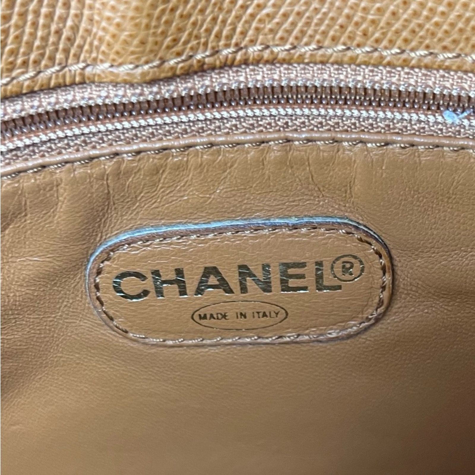 Chanel Chanel Caviar Tote in Camel Size ONE SIZE - 10 Thumbnail