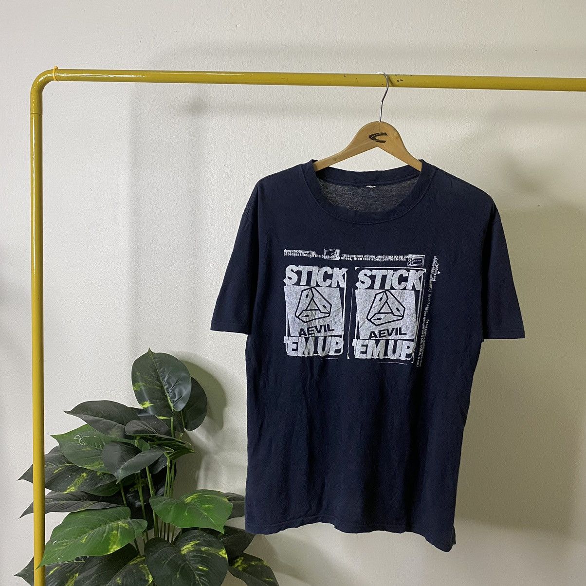 Japanese Brand Aevil Label Stick Em Up Japanese Streetwear Brand Tee Size US M / EU 48-50 / 2 - 1 Thumbnail