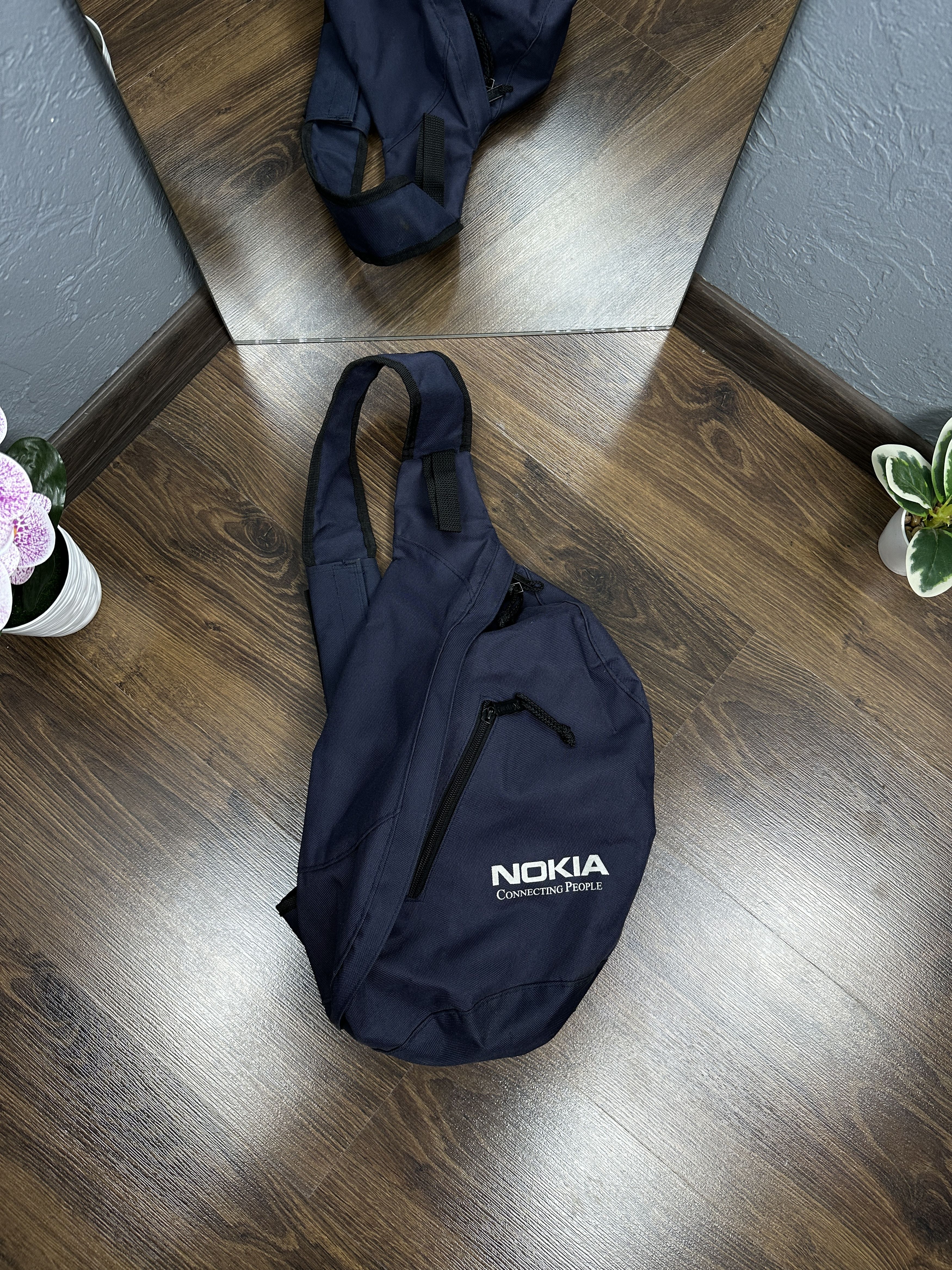 Nokia 90's Vintage Sling Bag/backpack in Blue, Men's