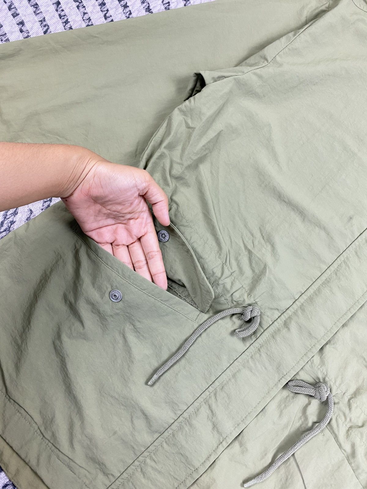 Snow Peak Vintage Snow Peak Light Green In Parka Style Hooded Jacket Size M / US 6-8 / IT 42-44 - 7 Thumbnail