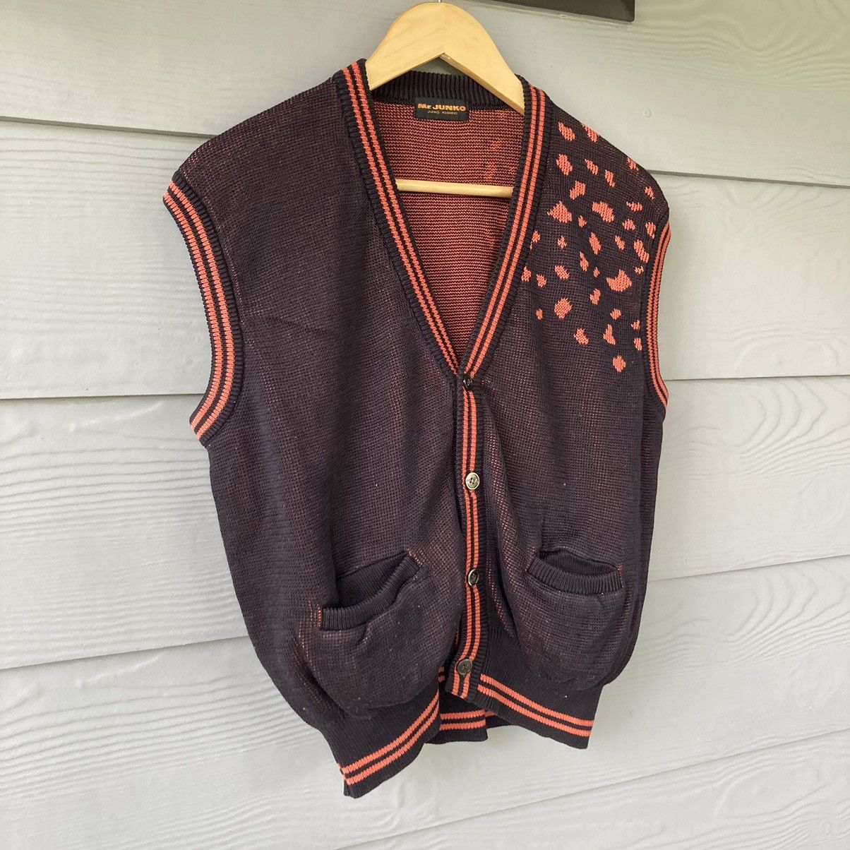 Mr. Junko Vintage Mr Junko Black Cardigan Size L / US 10 / IT 46 - 2 Thumbnail