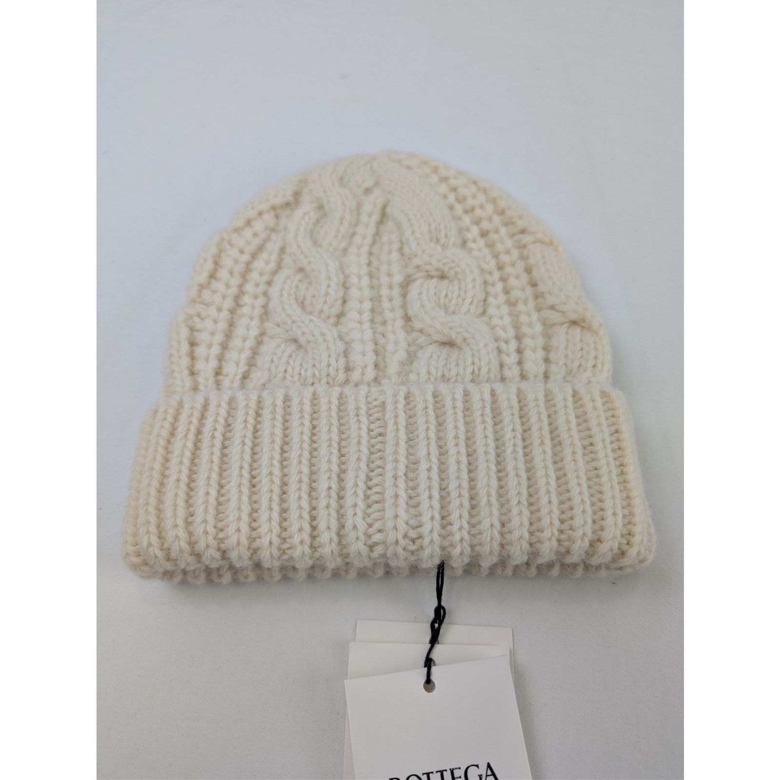 Bottega Veneta o1rshd1 Size: M / HW Chunky Wool Cable Knit Beanie Cap / Hat Size ONE SIZE - 6 Thumbnail