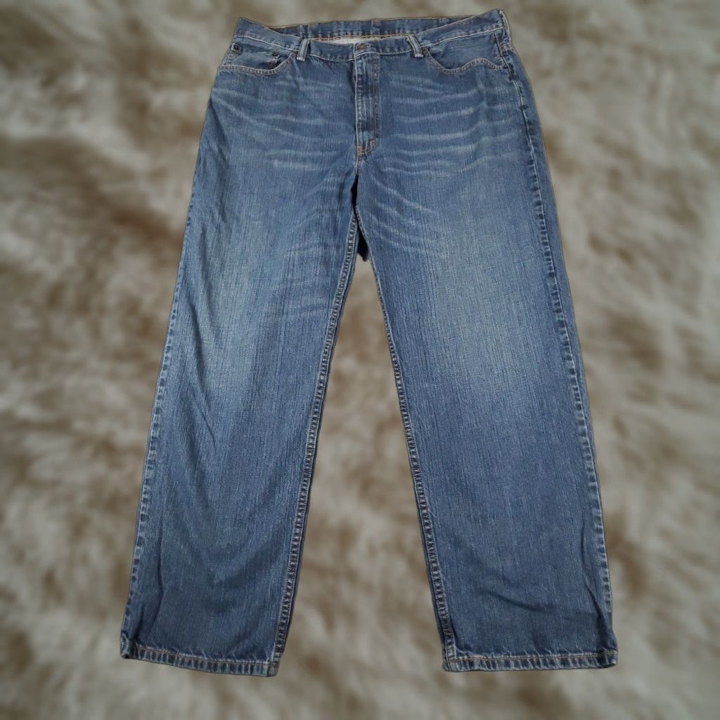 Levi's Levis 550 Straight Leg Jeans Mens 42x32 Blue Size US 42 / EU 58 - 1 Thumbnail