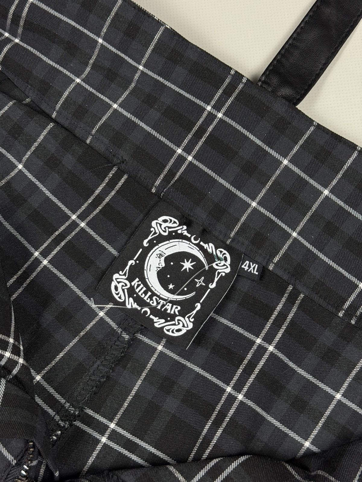 Killstar Killstar Ladies Gothic Plaid Pants Overall Size 4XL Size 36" / US 14 / IT 50 - 18 Thumbnail
