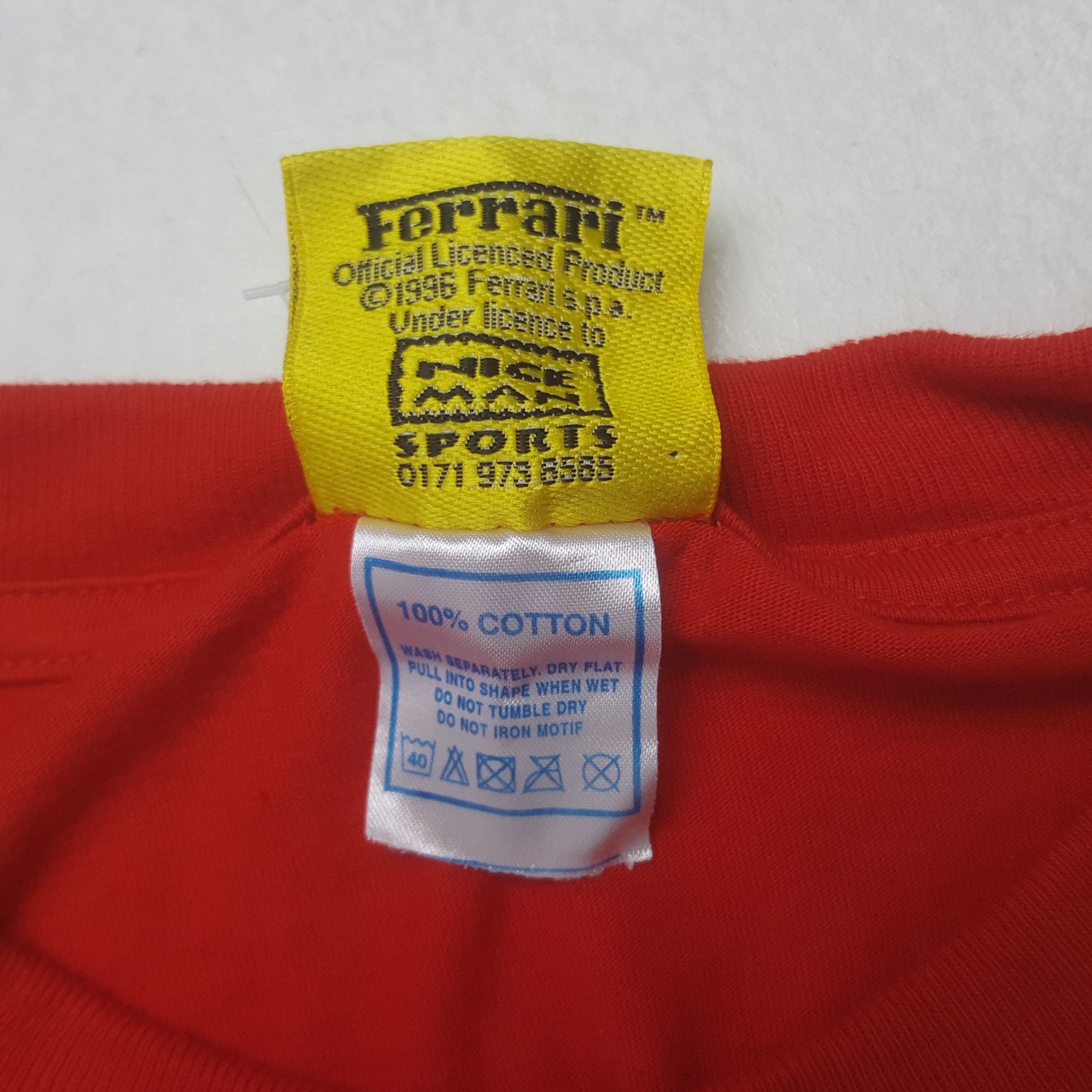 Vintage Ferrari Racing Big Logo Tshirt