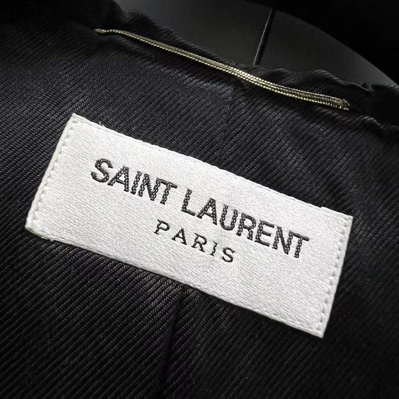 Saint Laurent Paris Saint Laurent Paris Saint Laurent Striped Hooded Zip Jacke Size US S / EU 44-46 / 1 - 3 Thumbnail