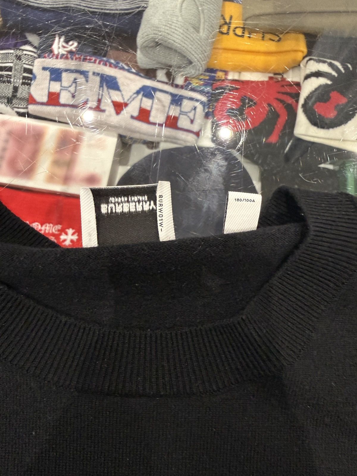 Burberry Burberry Wool Oak Leaf Crest Sweater Black Size: L Size US L / EU 52-54 / 3 - 5 Thumbnail
