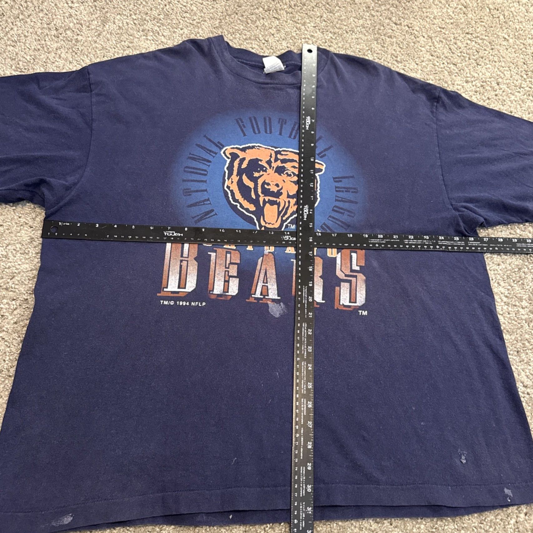 NFL VINTAGE Chicago Bears NFL Football Logo T-Shirt XL Men Blue XL Shirts Logo 1994 NFL Football Mens Size US XL / EU 56 / 4 - 6 Thumbnail