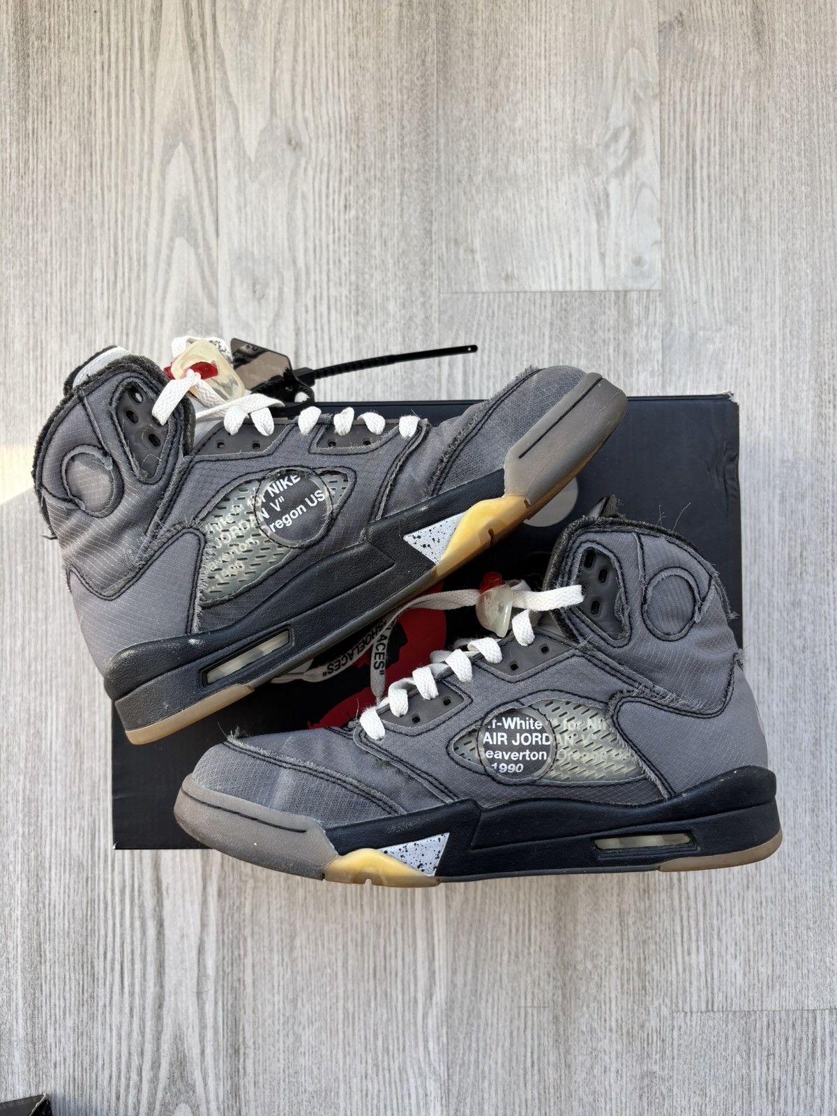 Off-White x Air Jordan 5 Retro SP Muslin