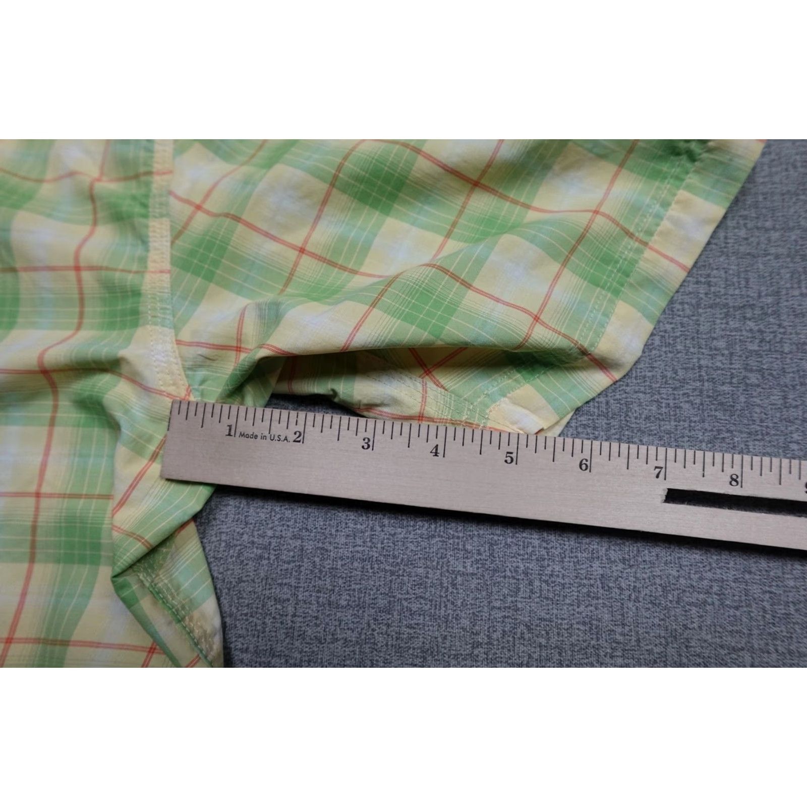 Orvis Orvis Shirt L Green Plaid Button-Up Lightweight Breathable Casual Workwear Mens Size US L / EU 52-54 / 3 - 6 Thumbnail