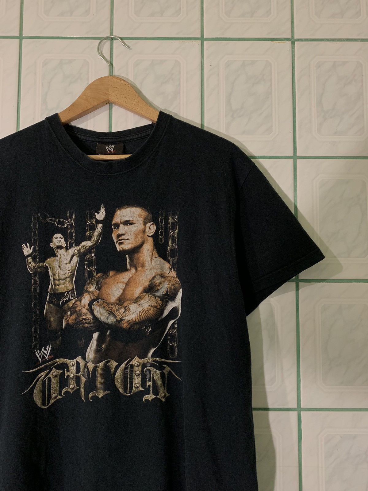 Vintage × WWE × WWF Vintage WWE Randy Orton T-Shirt Size US M / EU 48-50 / 2 - 2 Thumbnail