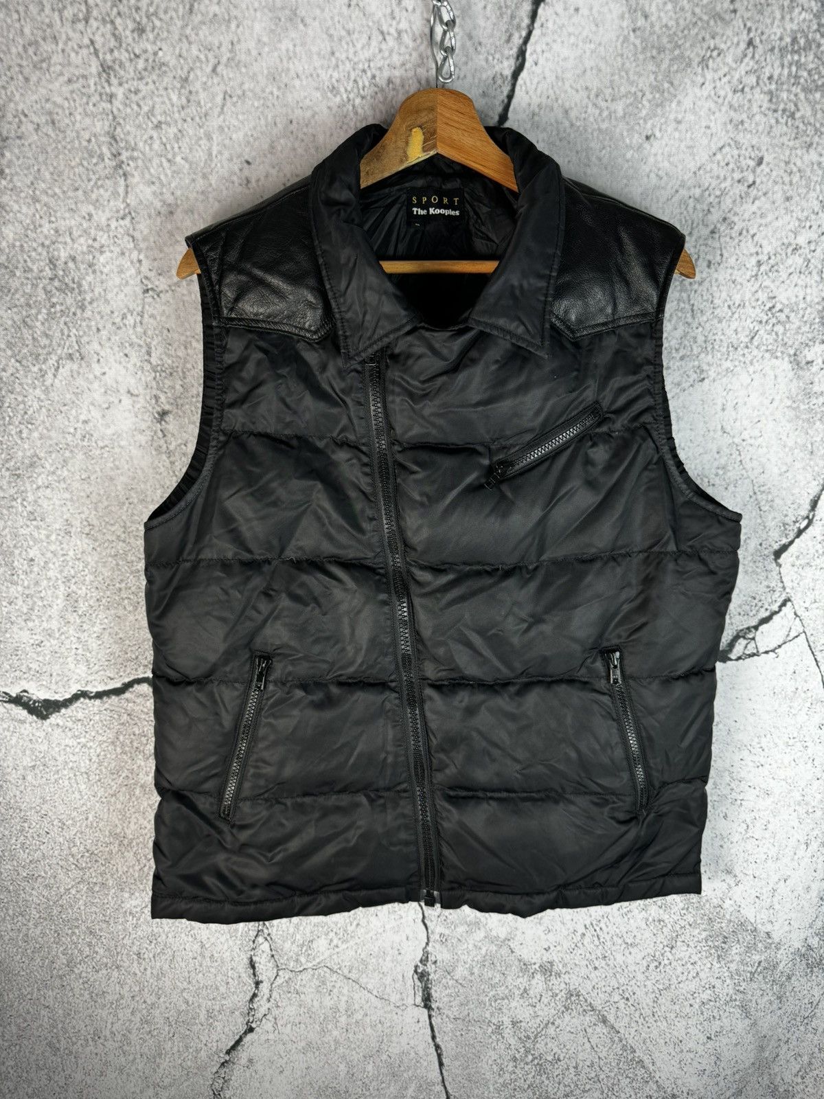 THE KOOPLES Vest Padded Gilet Insulated Puffer Jacket Men's