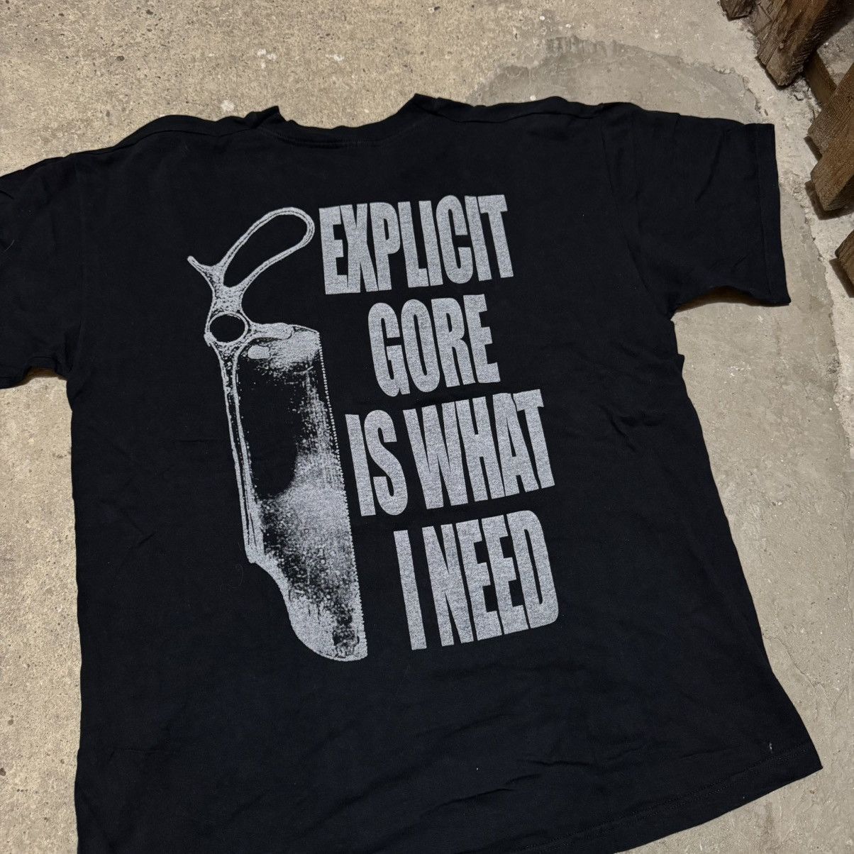 Band Tees × Vintage Vintage Aborted 90s „explicit gore is what i need“ t-shirt Size US XL / EU 56 / 4 - 4 Thumbnail