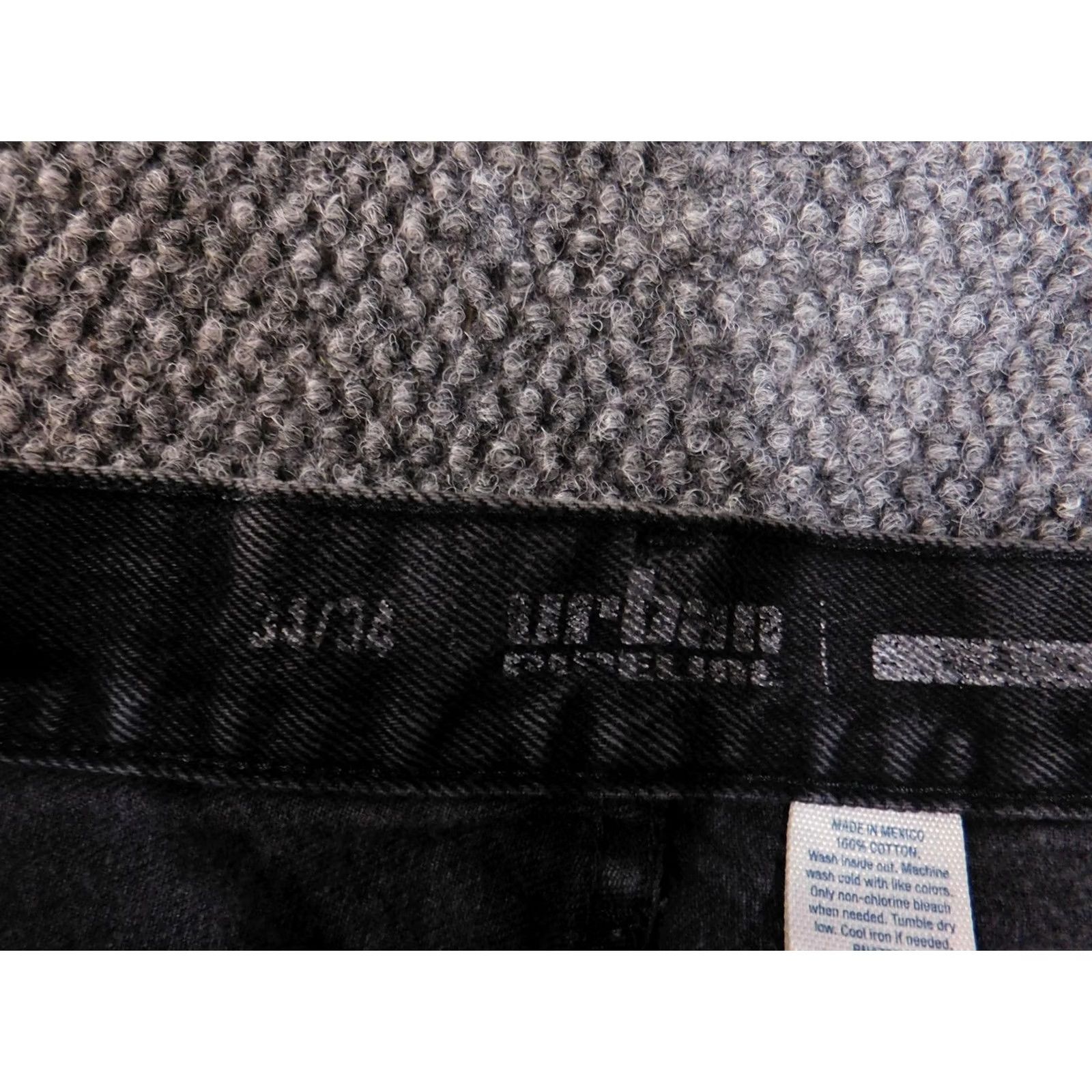 Vintage Urban Pipeline Jeans Mens 31x34 Black Faded Denim Straight Leg Distressed Casual Shirt? Size US 31 - 5 Thumbnail