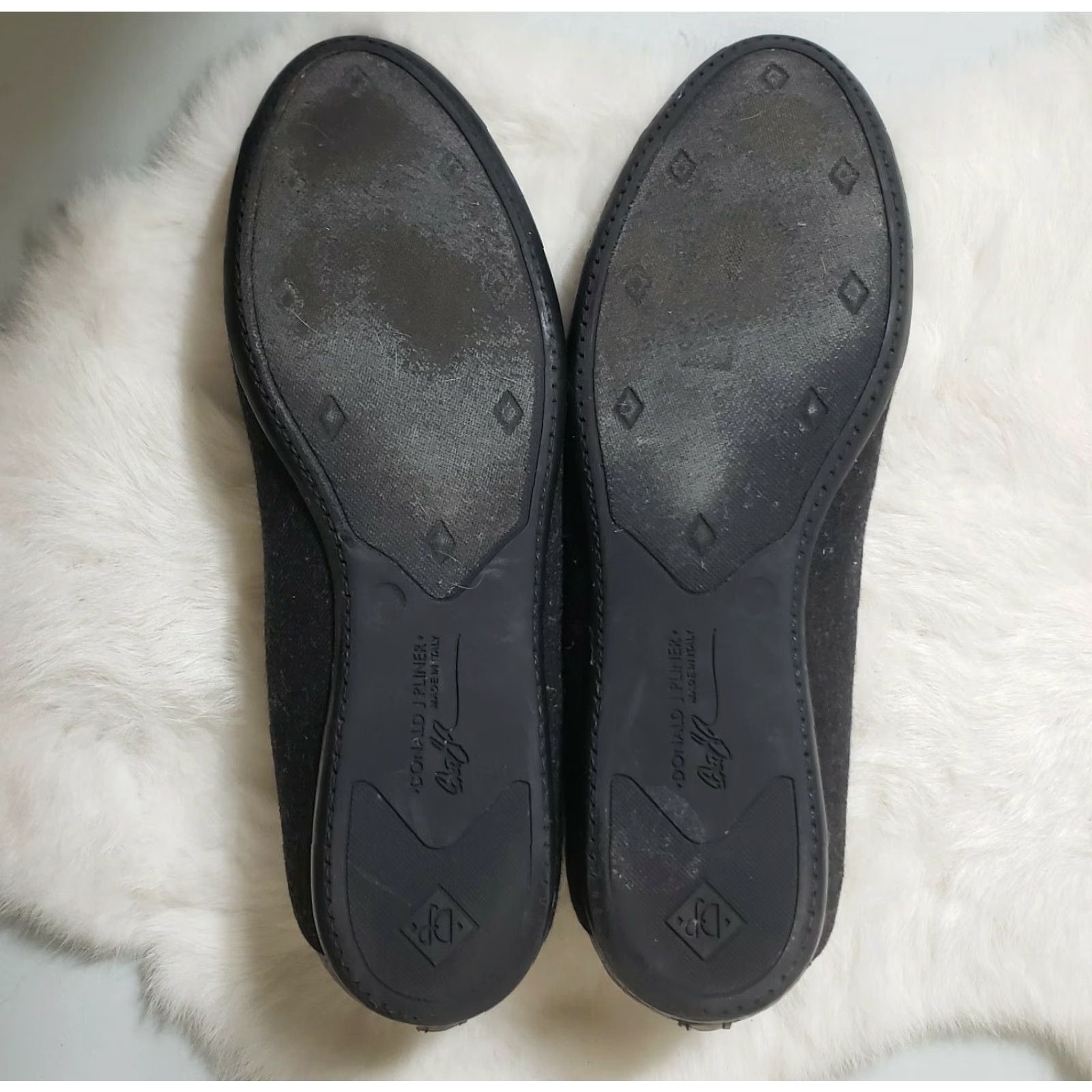 Vintage VINTAGE Donald J. Pliner "Hideyo" Reptile Cap Toe Ballet Flats-Size 7.5 Ballet Womens Gray Size ONE SIZE - 6 Thumbnail