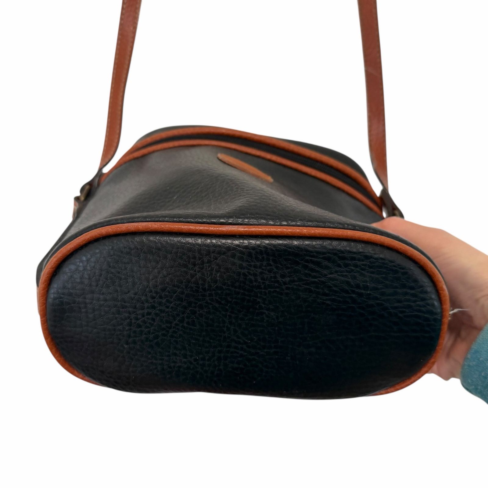 Esprit Vintage Esprit Black Leather Crossbody Bag Size ONE SIZE - 4 Thumbnail