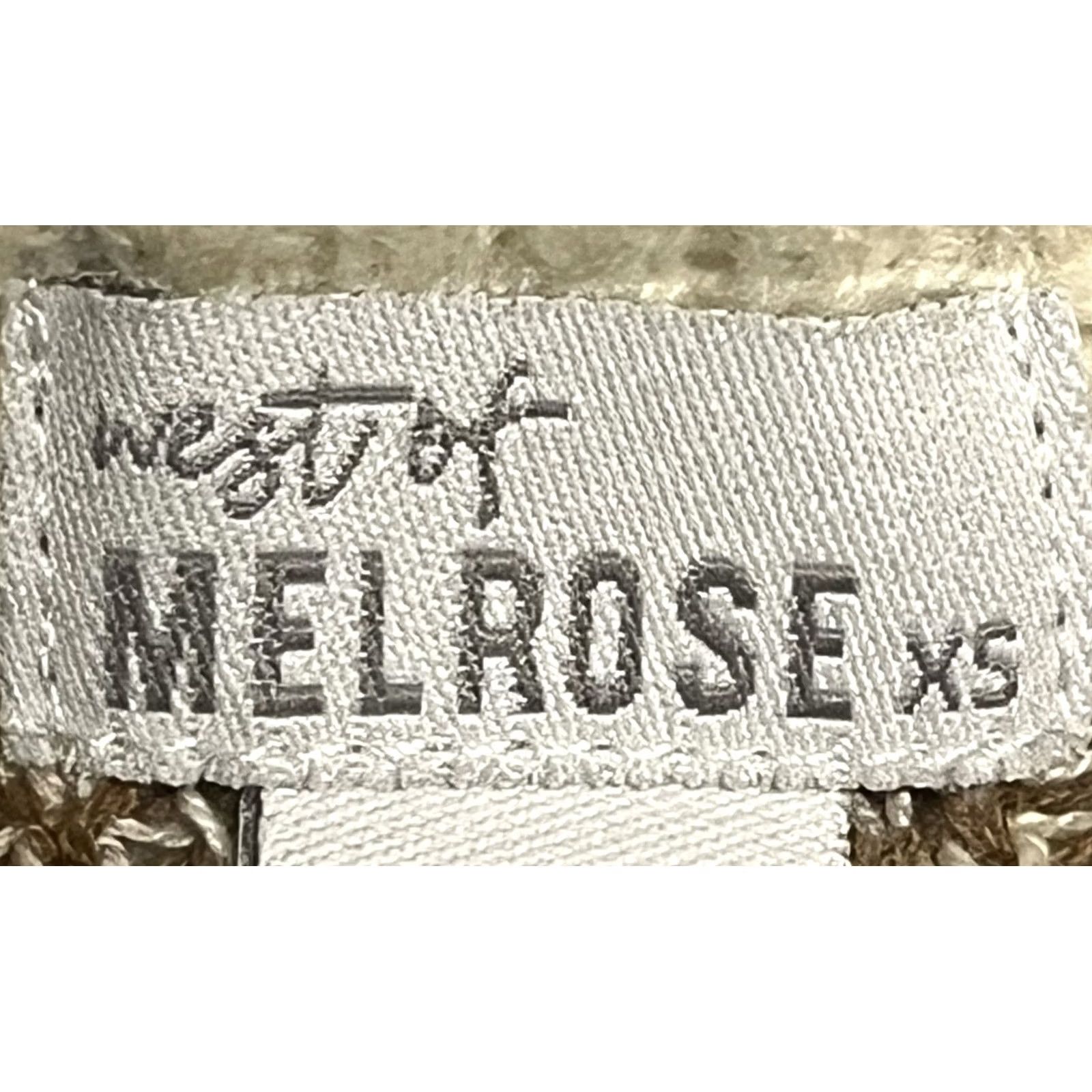 Vintage West Of Melrose Skirt A-Line Knit Short XS Womens White Windowpane Check Vintage: No Size 26" / US 2 / IT 38 - 6 Thumbnail