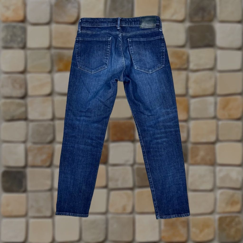 Bonobos Bonobos Jeans Mens 29 Blue Denim Cotton Stretch Low Rise Slim Tapered Leg 28x26 Size US 29 - 1 Thumbnail