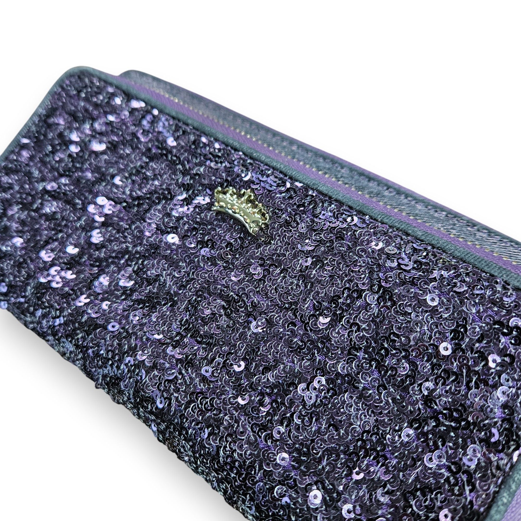 Juicy Couture Juicy Couture 7.5x4x1.75" Wallet Y2K Continental Double Zip Size ONE SIZE - 4 Thumbnail