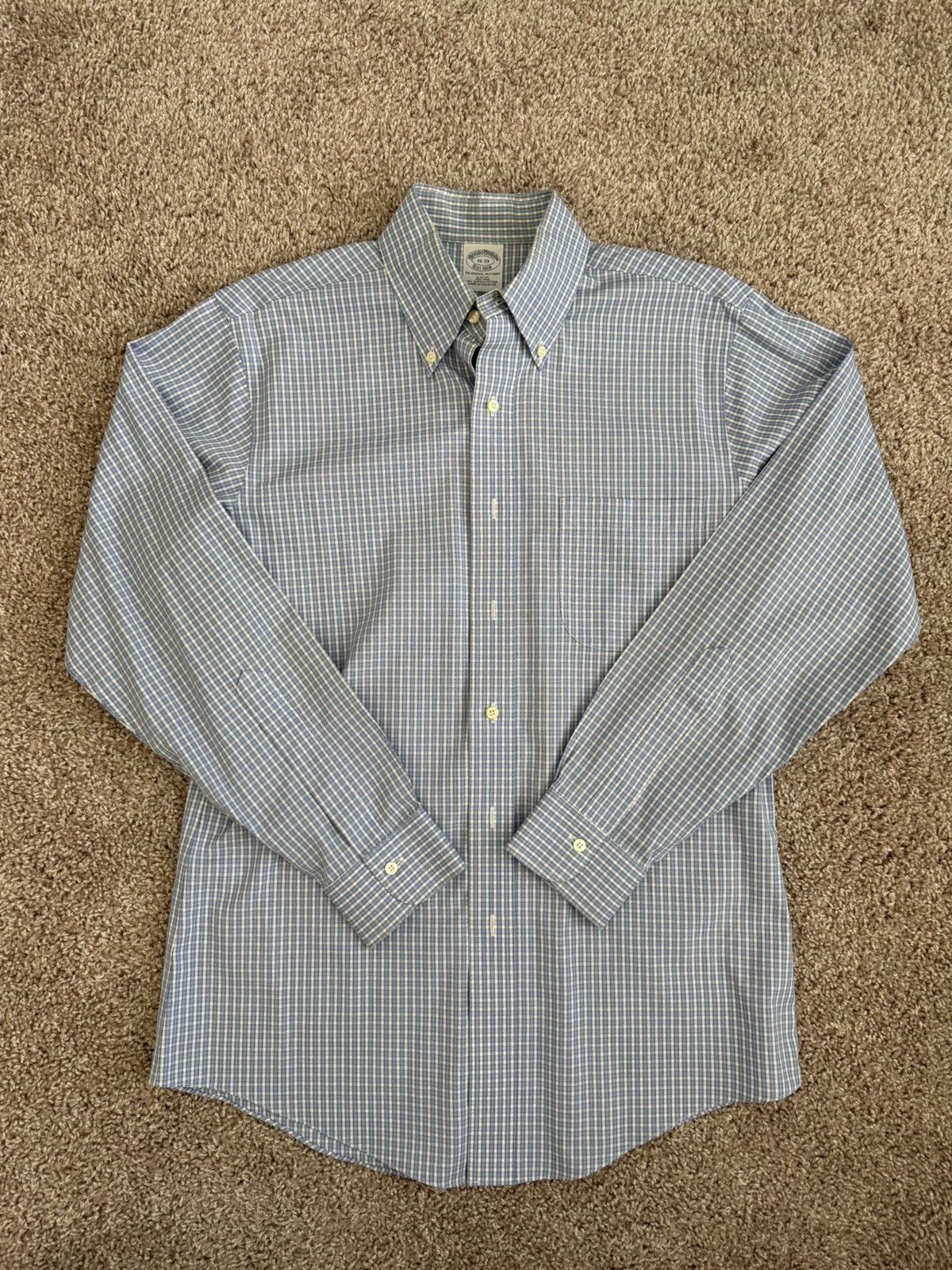 Brooks Brothers Brooks Brothers Polo Dress Shirt Size US M / EU 48-50 / 2 - 1 Thumbnail