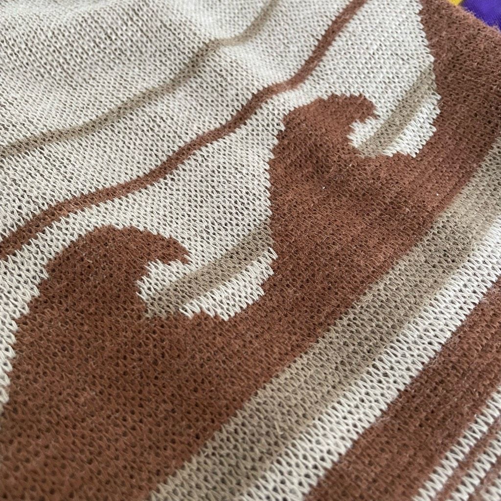 Vintage Vintage 70s Campus Casuals Brown Wave Sweater Vest XS Size XS / US 0-2 / IT 36-38 - 7 Thumbnail